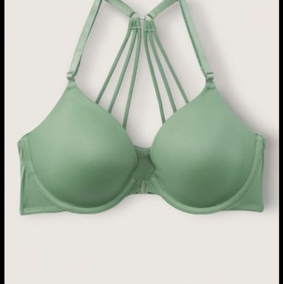 PINK Victoria's Secret Wear Everywhere Strappy Back Front Closure Bra (32D) NWT! - Picture 4 of 4